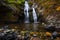 Faery Falls in Shasta-Trinity National Forest, Northern California