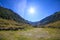 Fagaras mountains alongside the famous Transfagarasan road