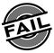 Fail black stamp