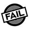 Fail black stamp