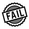 Fail black stamp