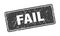 fail sign. fail grunge stamp.