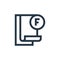 failed icon vector from education concept. Thin line illustration of failed editable stroke. failed linear sign for use on web and