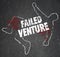 Failed Venture Chalk Outline Startup Business Dead Body Killed