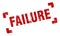 failure stamp