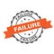 Failure stamp illustration