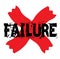 FAILURE stamp on white background