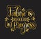 Failure is success in progress, hand drawn typography, hand lettered calligraphic design