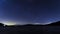 A faint sowing of the Northern lights on Bassenthwaite lake in the English Lake District