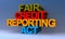 Fair credit reporting act on blue