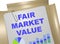 Fair Market Value - business concept