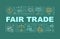Fair trade policy word concepts banner