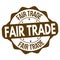 Fair trade sign or stamp