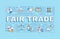 Fair trade word concepts banner