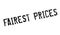 Fairest Prices rubber stamp