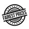 Fairest Prices rubber stamp