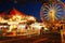 Fairgrounds at Night