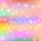 Fairy Baby Girl Background with Rainbow Mesh