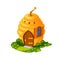 Fairy bee hive cartoon house or dwelling