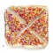 Fairy Bread Top View Isolated
