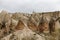 Fairy chimneys in Cappadocia, Turkey