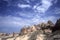 Fairy chimneys in eroded badla