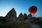 Fairy Chimneys and Hot Air Ballooons in Cappadocia Turkey