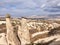 Fairy chimneys rocks at the valley near Urgup, Cappadocia, Turkey