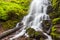 Fairy falls in Columbia River Gorge, Oregon