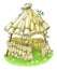 Fairy house from Three Little Pigs fairy tale