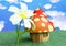 Fairy Mushroom Cottage with Flower