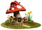 Fairy mushroom house