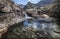 Fairy Pool in Glen Brittle on Skye in Scotland.