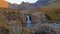 Fairy Pools in autumn at Glenbrittle at the foot of the Black Cuillin Mountains, Isle of Skye