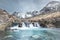 Fairy Pools on Isle of Skye in Scotland - breathtaking crystal clear waterfalls amongst rocky mountains