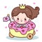 Fairy Princess baby drive Girly car sweet donut