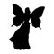 Fairy silhouette fairytale fantasy magical