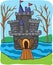 Fairy tale castle doodle