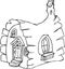 fairy tale house doodle