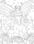 Fairyland Beauties Coloring Page For Adult