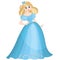 Fairytale blond cute beautiful princess