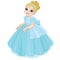 Fairytale cute little princess Cinderella