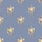 Fairytale knight seamless pattern