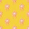 Fairytale knight seamless pattern