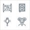 fairytale line icons. linear set. quality vector line set such as satyr, mirror, magic book