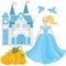 Fairytale magic fairy fantasy cartoon Collection Cinderella