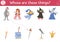Fairytale matching activity with cute characters. Magic kingdom puzzle with knight, fairy, princess, witch, stargazer. Match the