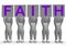 Faith Banners Shows Belief And Religion