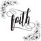 Faith Calligraphy Typography