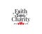 Faith Hope and Charity, vector